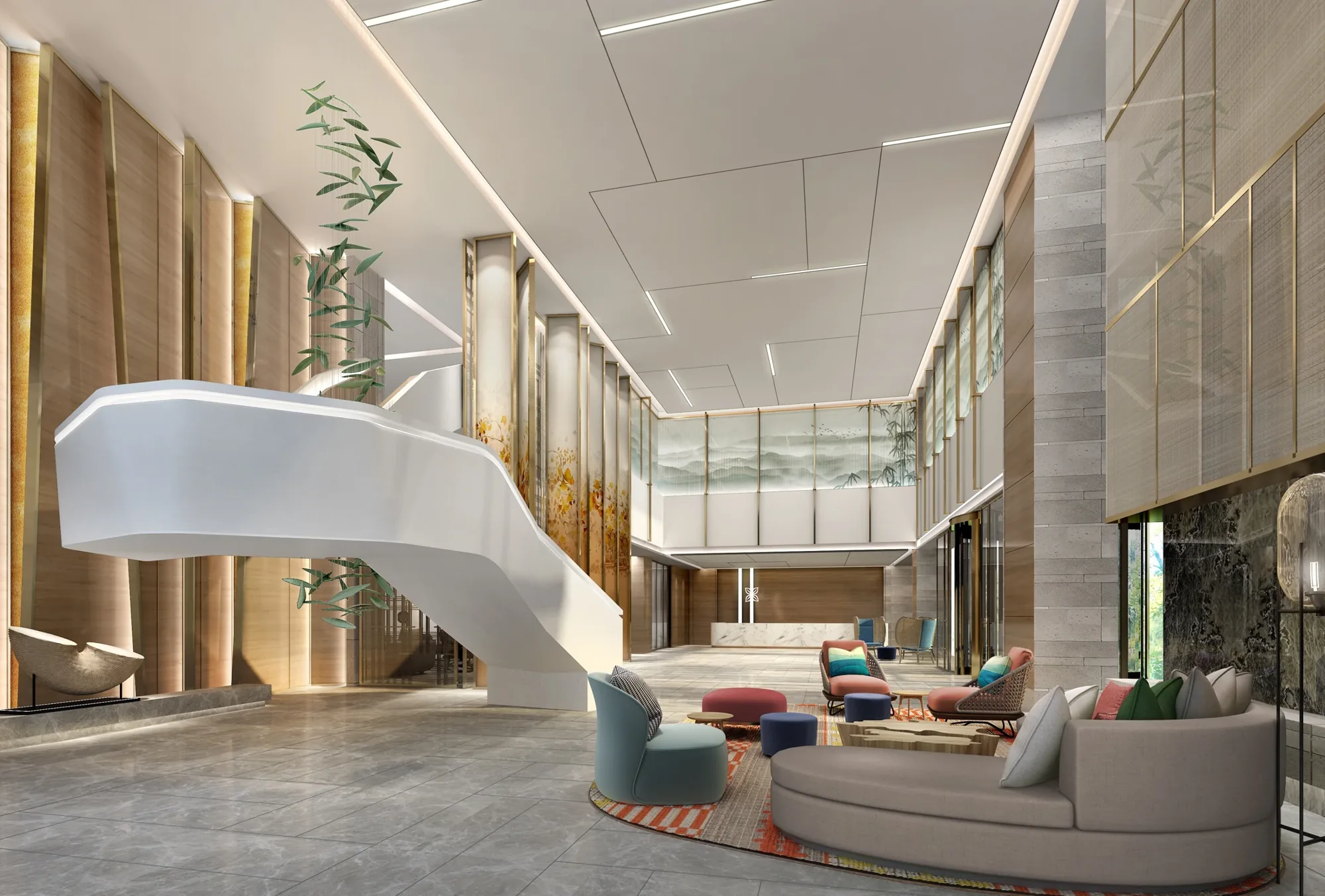 Changxing Hilton Garden Inn — Lobby Atrium