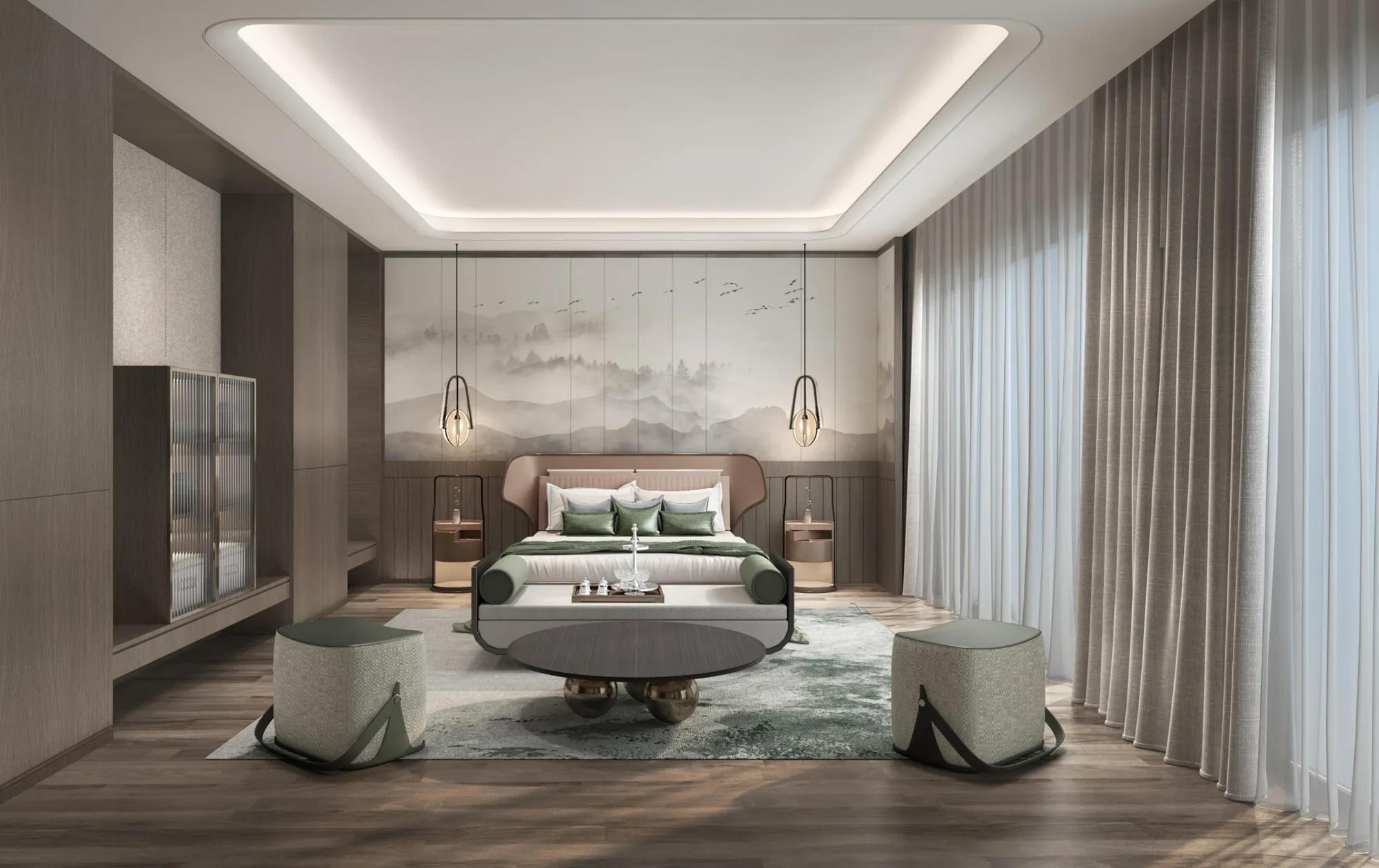 Chongming Island Villa — Principal Bedroom